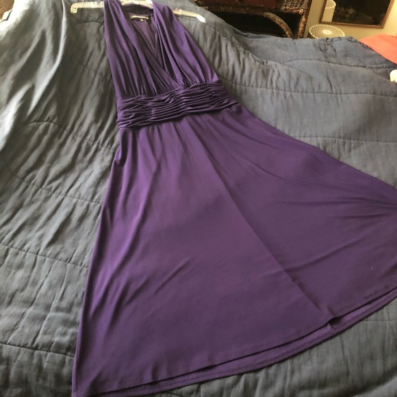 Jones Wear Sleeveless Purple Dress - Picture 4 of 10